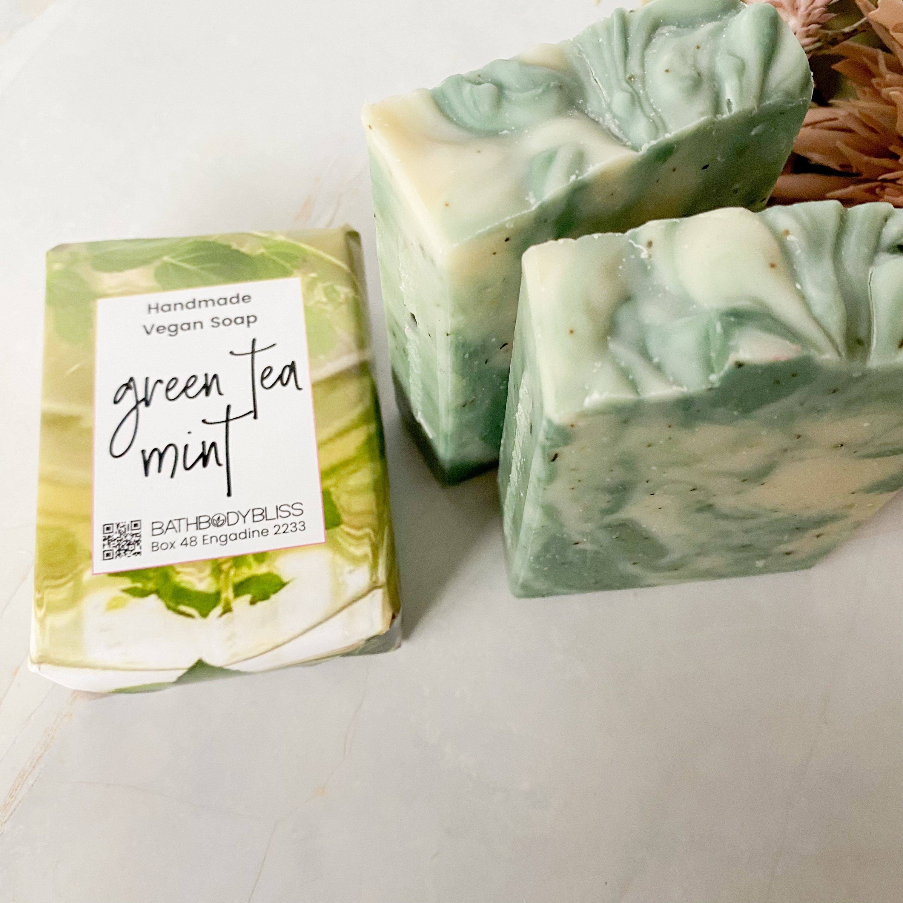 Green Tea Mint Vegan Soap
