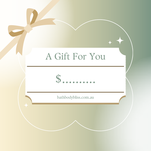 Gift certificate with a bow on a gradient background