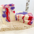 Berry Vanilla Handmade Soap - Cold Process Ripe Berries Creamy Vanilla