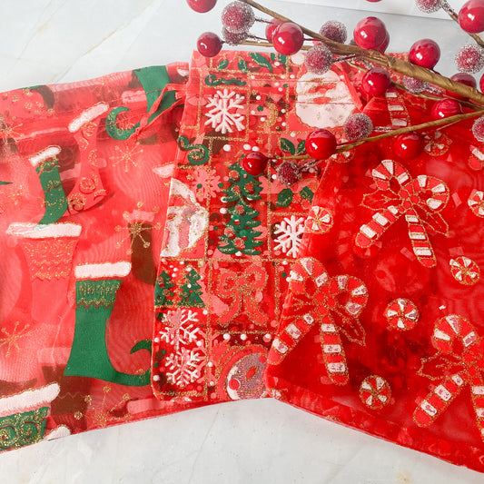 Christmas Organza Bags