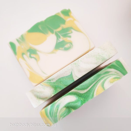 Cucumber Mint Handmade Soap - Cold Process Clean, Fresh & Cool Aroma FREE POST