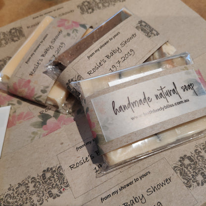 Personalized Soap Favour Bands