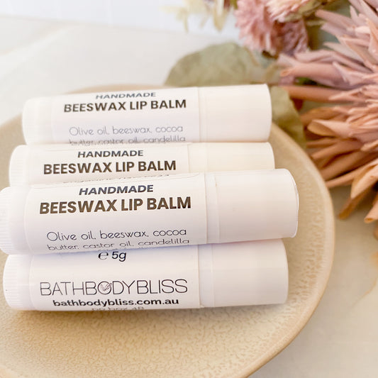 Beeswax Lip Balm - Handmade with Natural Flavours