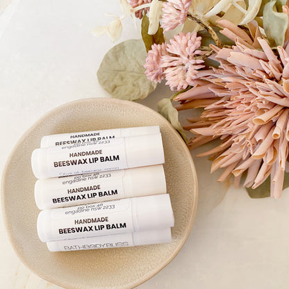 Beeswax Lip Balm - Handmade with Natural Flavours