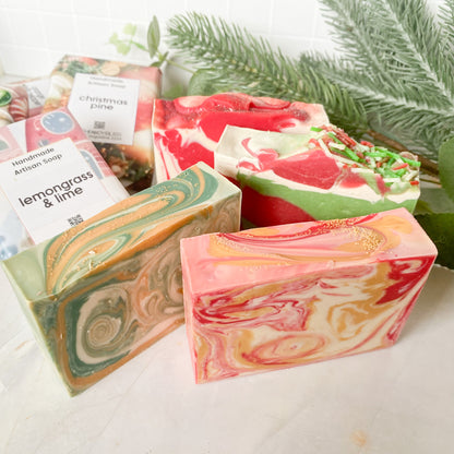 Handmade Vegan Christmas Soaps