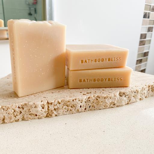 Unscented Oatmeal, Milk & Honey Handmade Natural Goatsmilk Soap