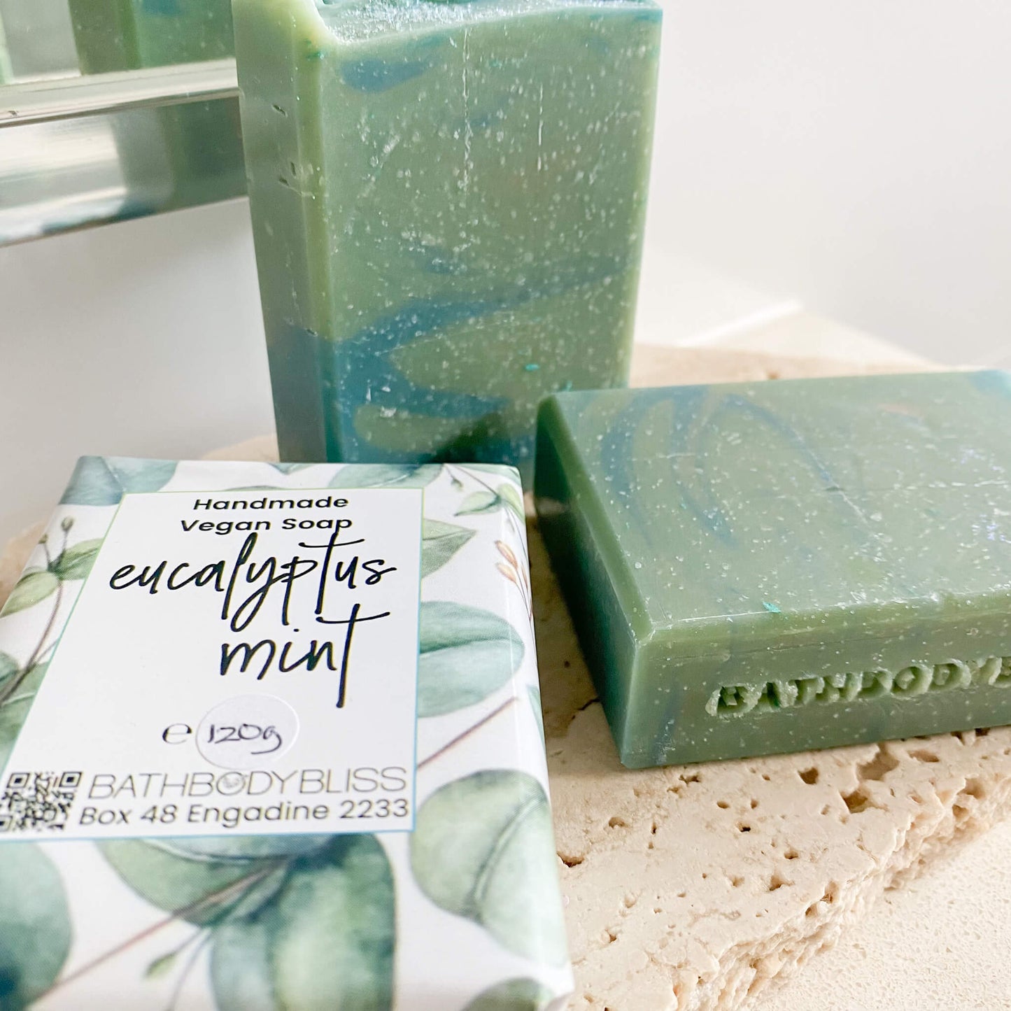 Eucalyptus Mint Natural Vegan Soap with Essential Oils