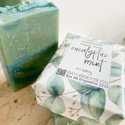 Eucalyptus Mint Natural Vegan Soap with Essential Oils