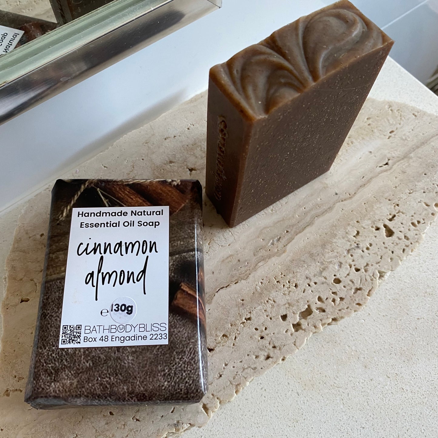 Cinnamon & Almond Natural Handmade Vegan Soap