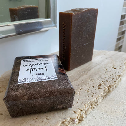 Cinnamon & Almond Natural Handmade Vegan Soap