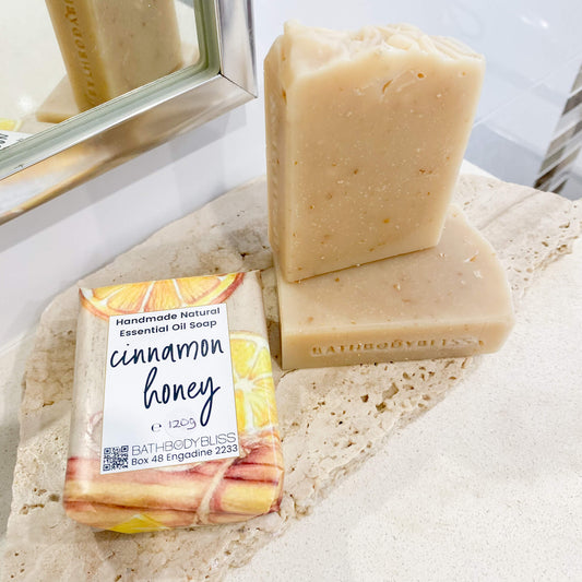 Handmade Natural Soap Cinnamon & Honey with essential oils