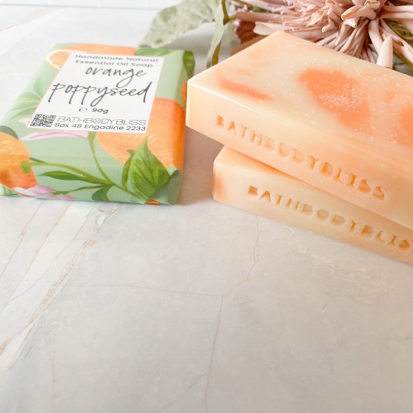 Sweet Orange & Poppyseed - Natural Vegan Handmade Essential Oil Soap