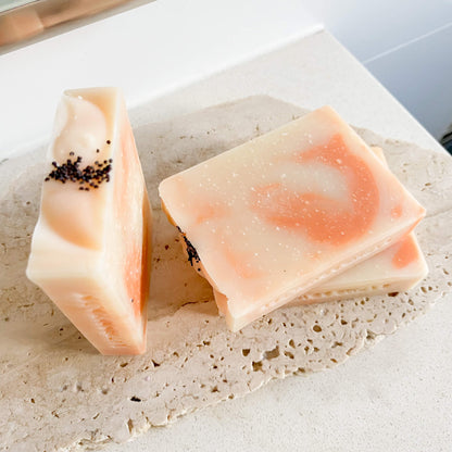 Sweet Orange & Poppyseed - Natural Vegan Handmade Essential Oil Soap