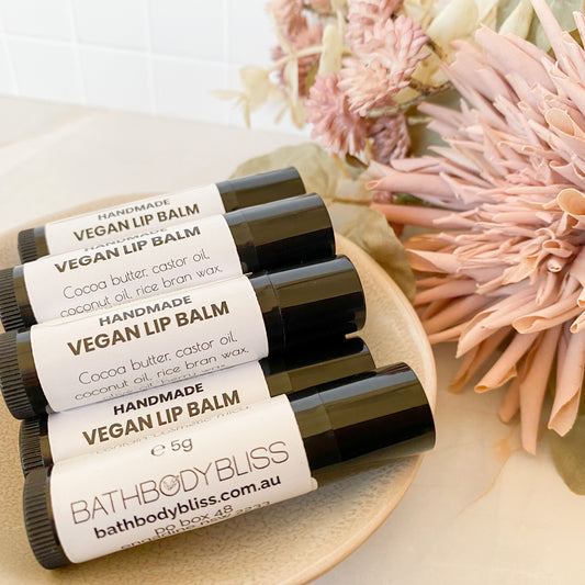 Vegan Lip Balm - Handmade with Natural Flavours