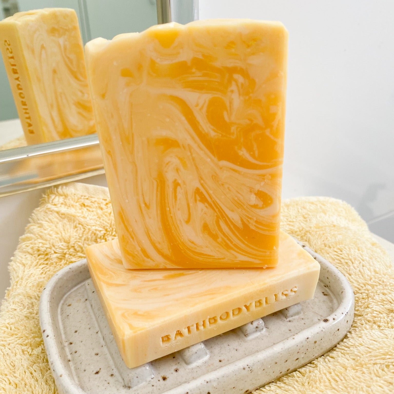 Lemon Myrtle Handmade Soap - Cold Process Zingy Citrus & Floral Aroma
