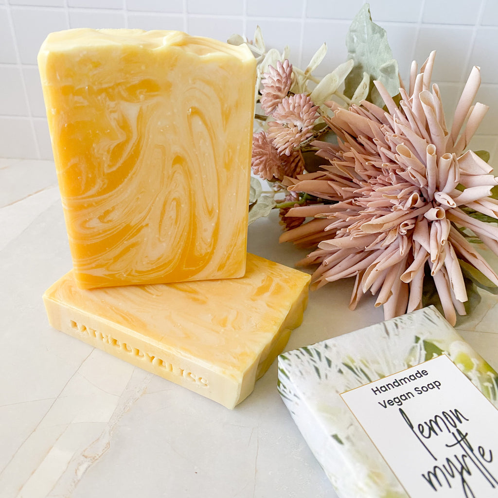 Lemon Myrtle Handmade Soap - Cold Process Zingy Citrus & Floral Aroma