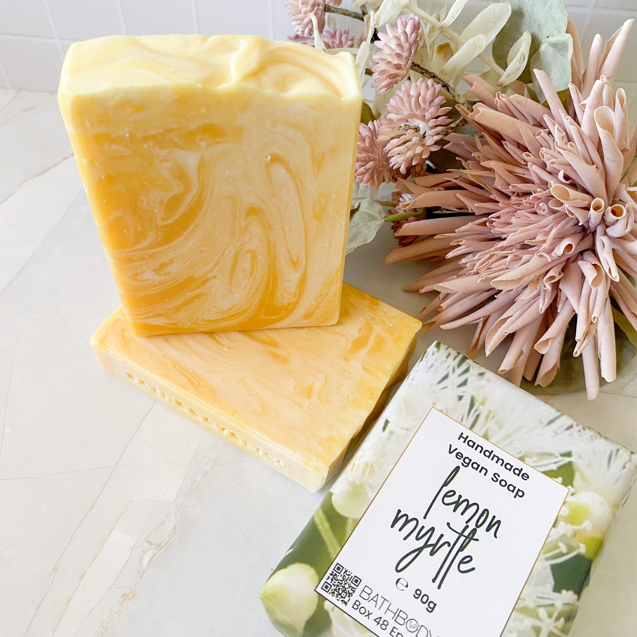 Lemon Myrtle Handmade Soap - Cold Process Zingy Citrus & Floral Aroma