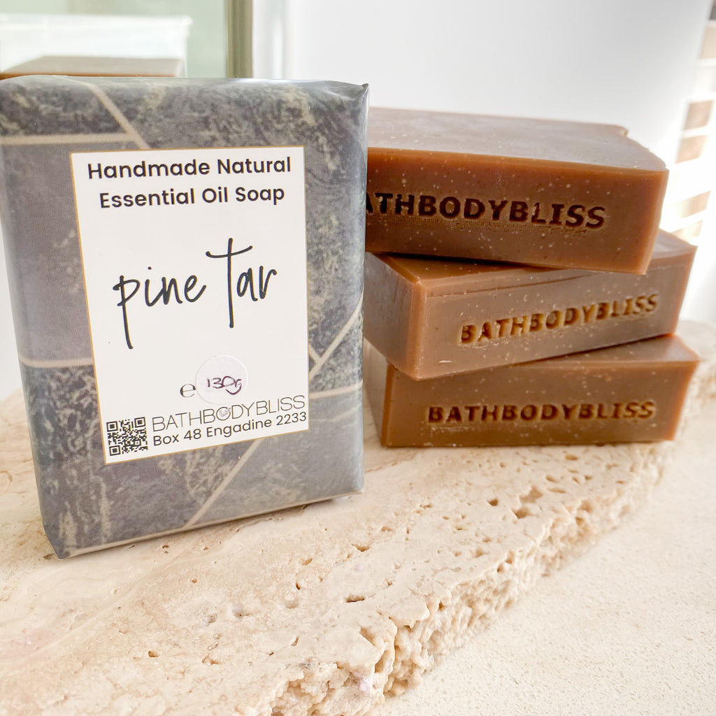 Traditional Pine Tar Handmade Natural Vegan Soap