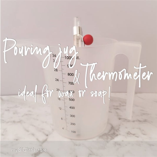 1L Pouring Jug & Thermometer