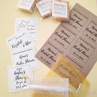 Personalized Guest Favour Soaps