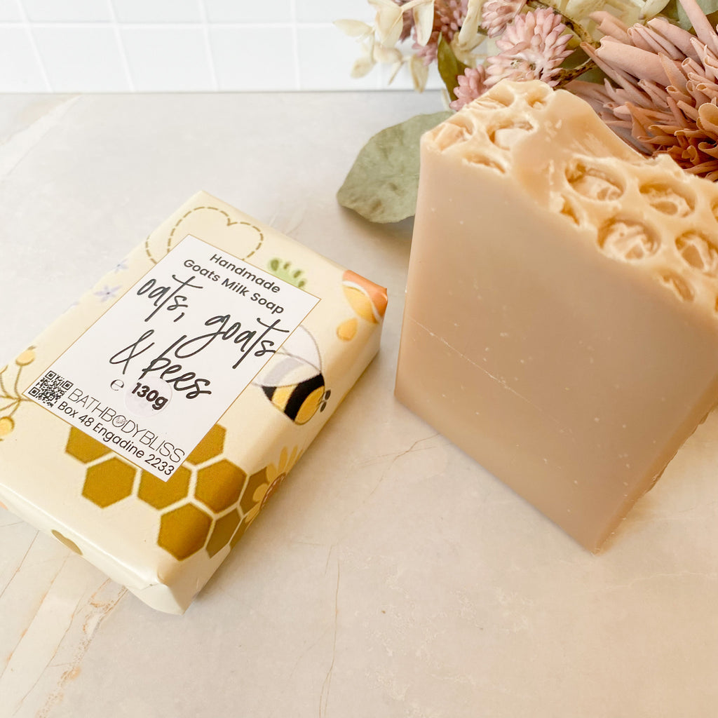 Oats, Goats & Bees Handmade Scented Goatsmilk Soap