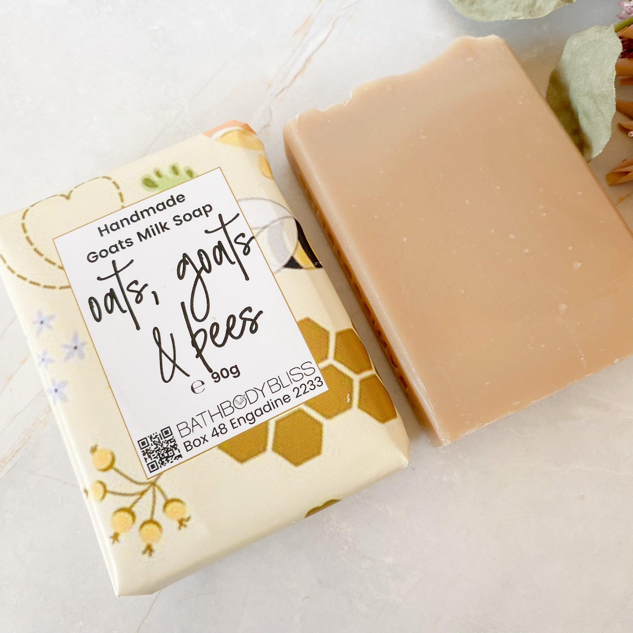 Oats Goats & Bees - Handmade Goatsmilk Soap with Oatmeal & Honey