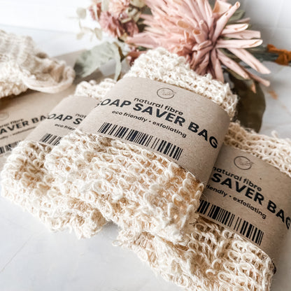 Natural Fibre Soap Saver Bag