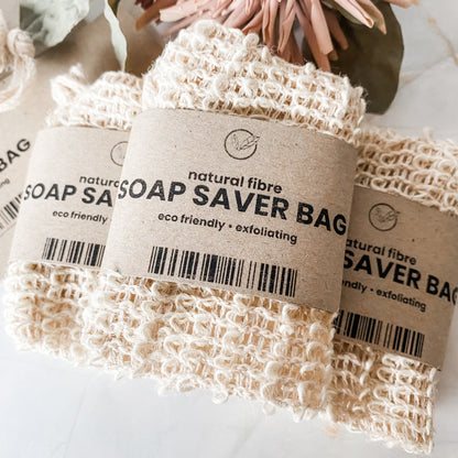 Natural Fibre Soap Saver Bag