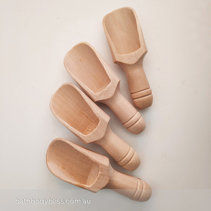 Small Wooden Scoops