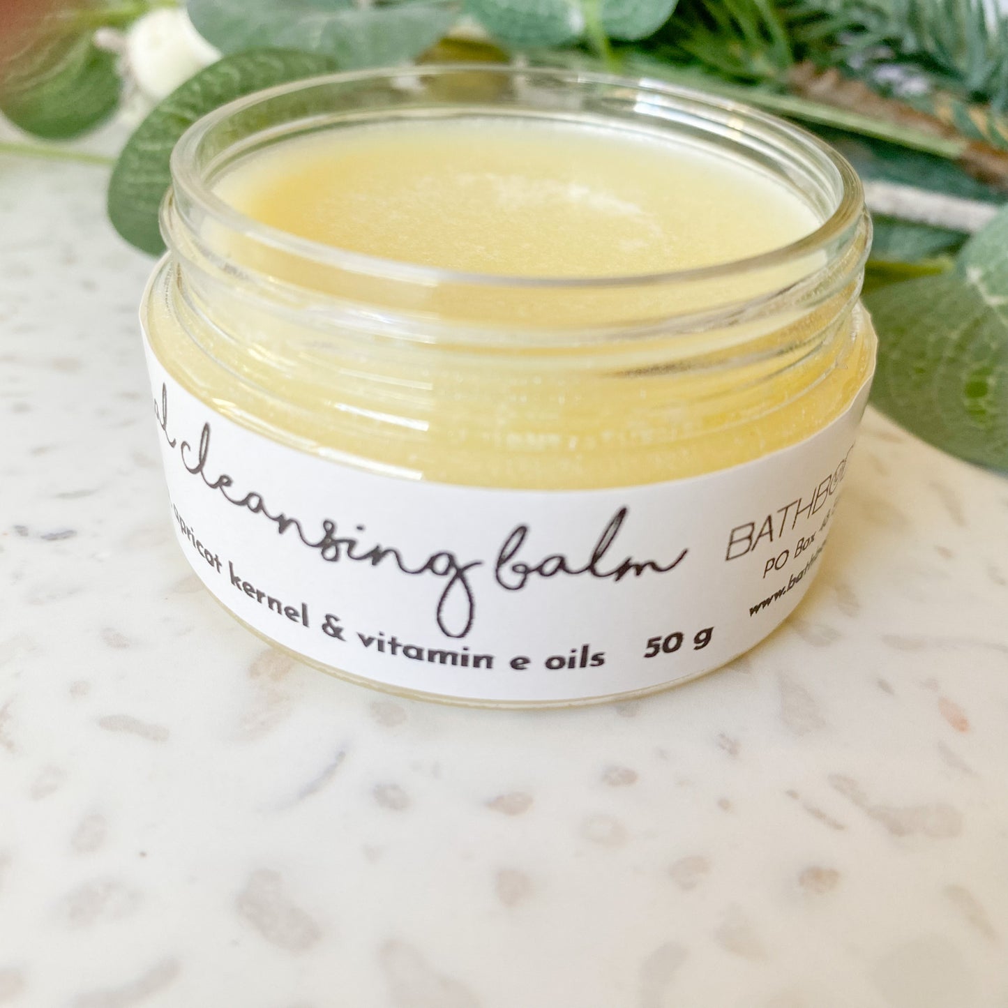 open-jar-of-handmade-vegan-facial-cleansing-balm