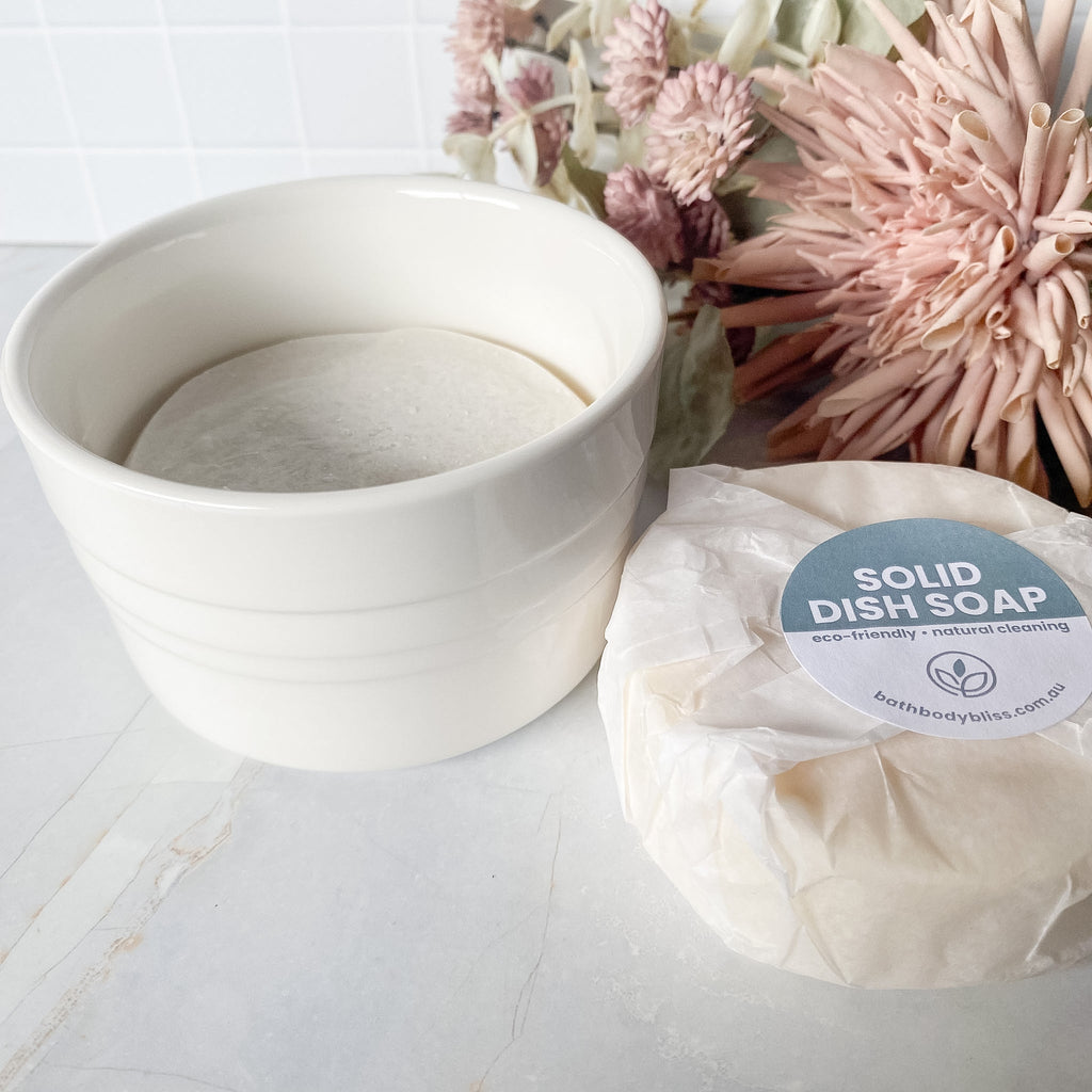 Dish Soap in Reusable Ceramic Pot
