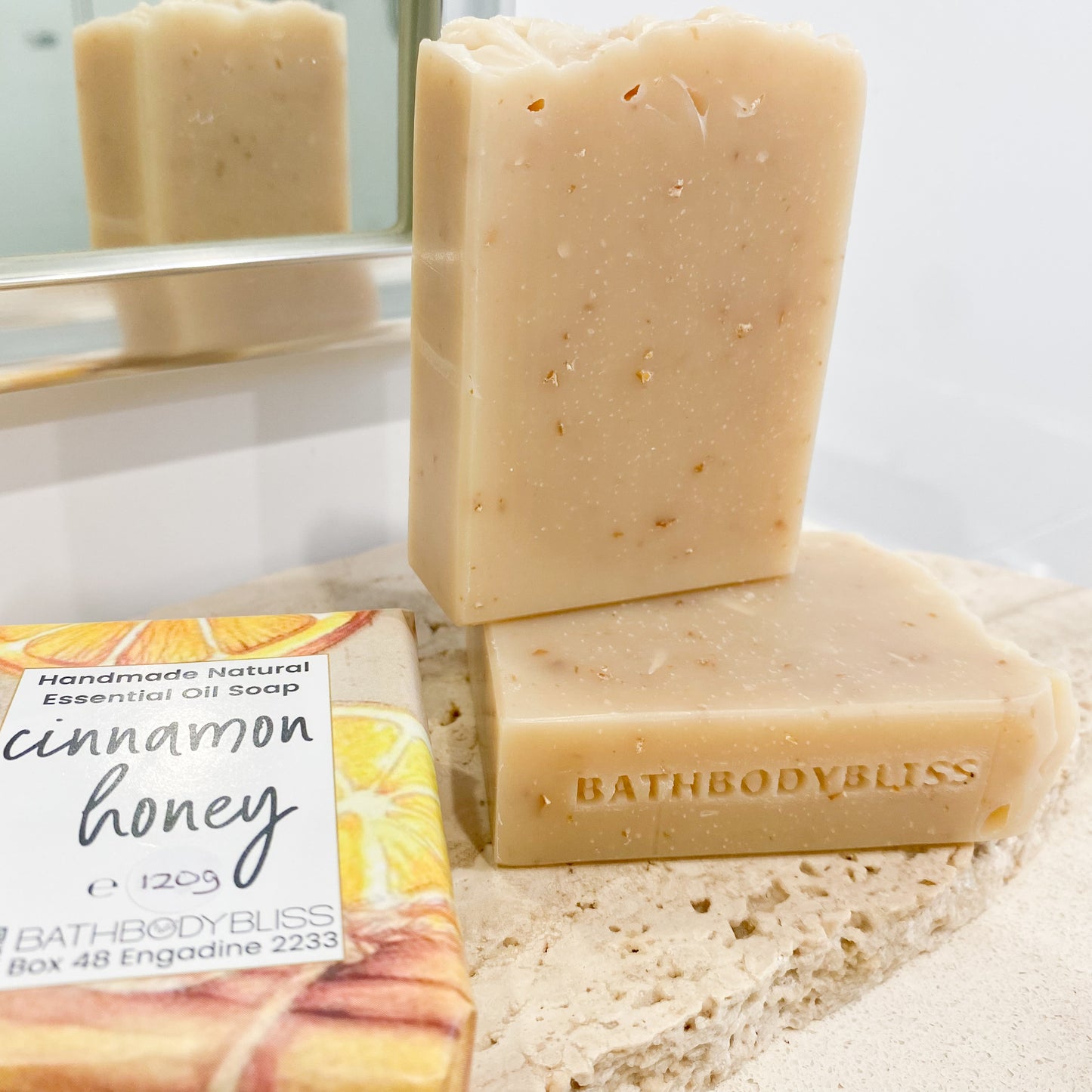 Cinnamon Honey Natural Handmade Soap