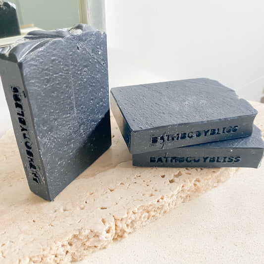 Activated Charcoal Handmade Soap - Essential Oil Detox Soap FREE POST