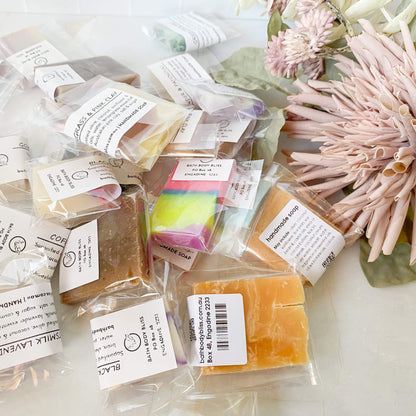 Handmade Natural Mini / Travel / Single-Use Soaps