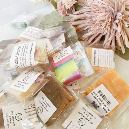 Handmade Natural Mini / Travel / Single-Use Soaps