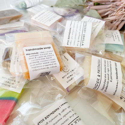 Handmade Natural Mini / Travel / Single-Use Soaps