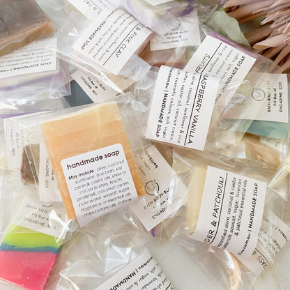 Handmade Natural Mini / Travel / Single-Use Soaps